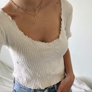 Zara Ribbed Top